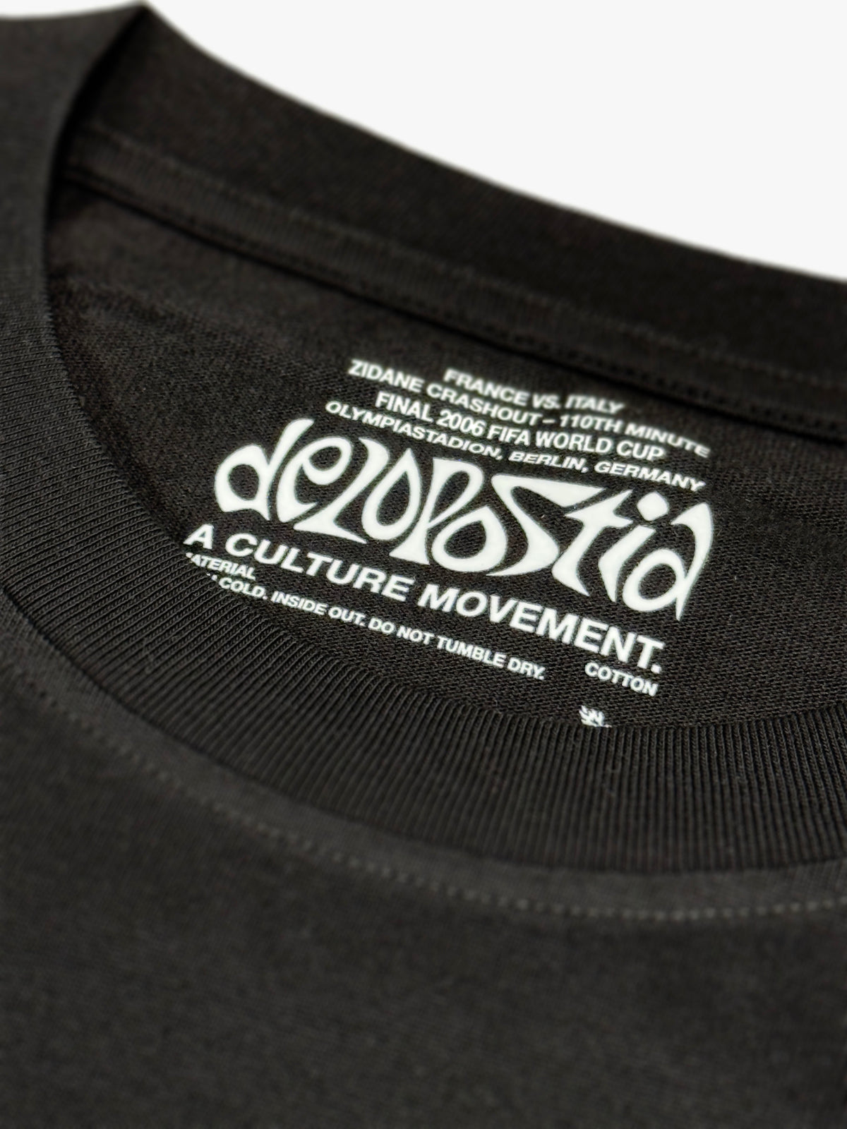 ZIDANE CRASHOUT TEE BLACK